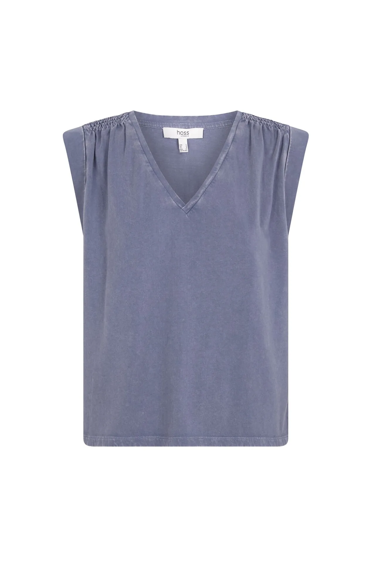 Mónica. Camiseta plissada