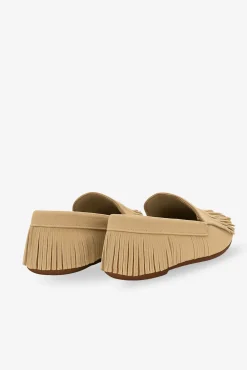 Mocassim de camurça com croute
