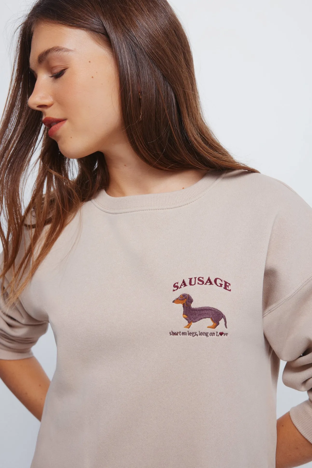 Moletom com capuz de cachorro- sweatshirt