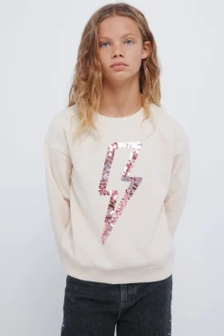 Moletom "relâmpago" para sweatshirt .