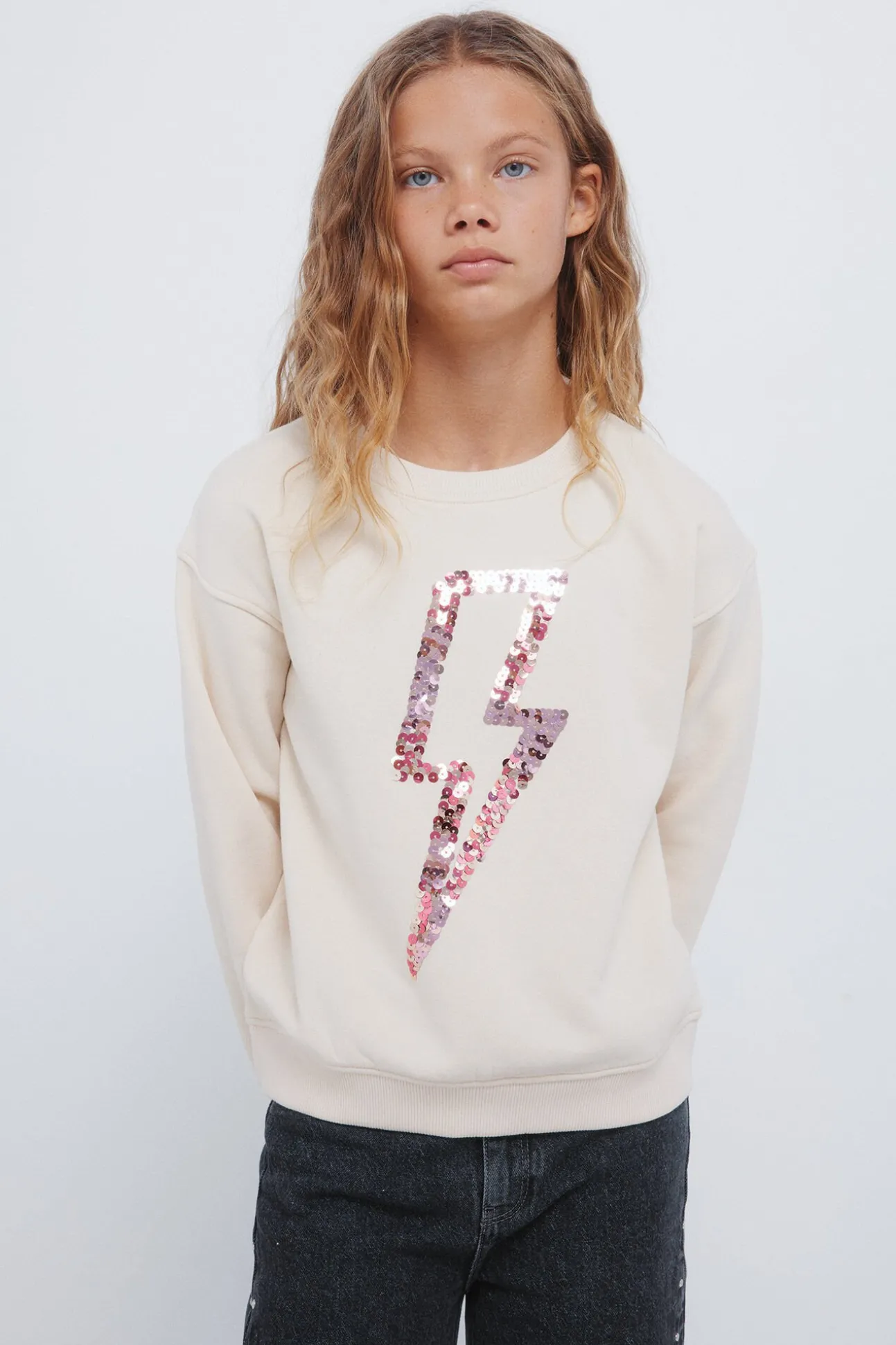 Moletom "relâmpago" para sweatshirt .