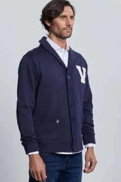 Moletom sweatshirt azul marinho
