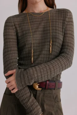 Nadine. Riscas estampado listrada