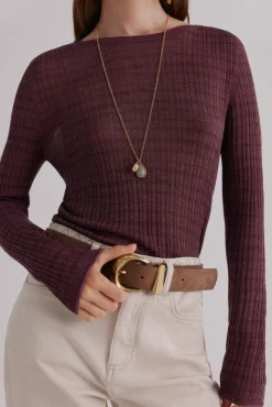 Nadine. Riscas estampado listrada