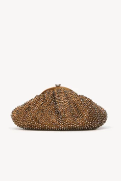 Nelsa. Bolsa mala clutch com miçangas