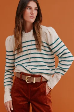 Ninnette. Camisola riscas