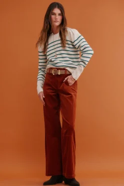 Ninnette. Camisola riscas