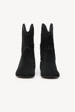 Noemi. Botins de croute com salto anabela interno