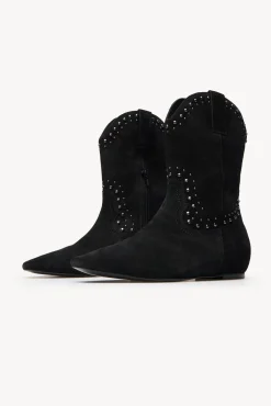 Noemi. Botins de croute com salto anabela interno