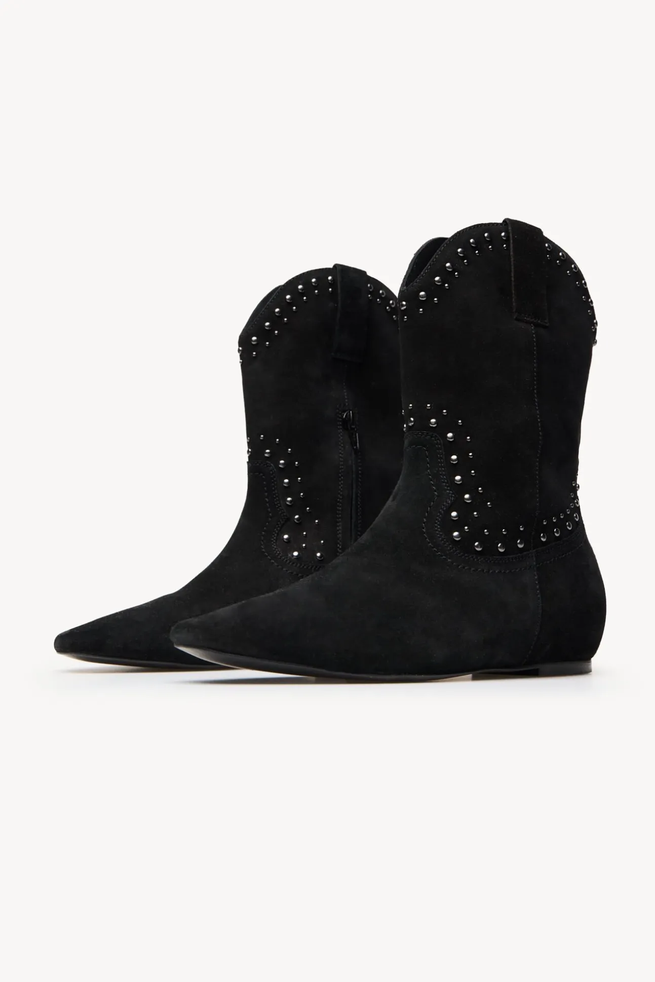 Noemi. Botins de croute com salto anabela interno