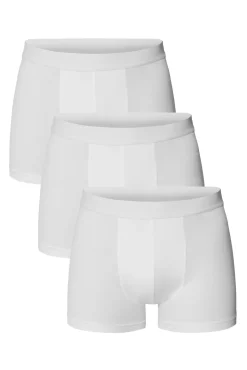 Pack de 3 boxers brancos de algodão orgânico