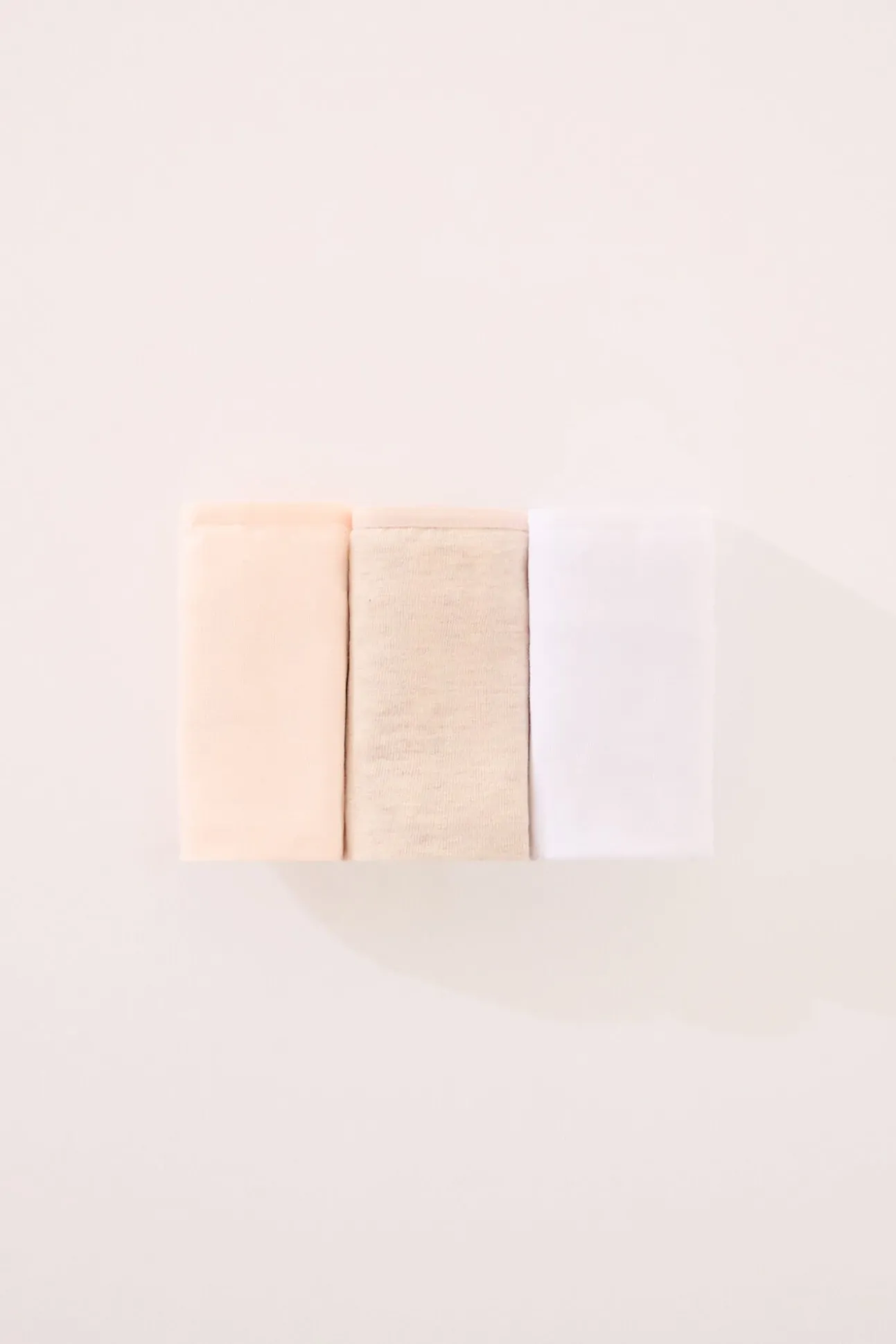 Pack de 3 cuecas culotte de algodão orgânico