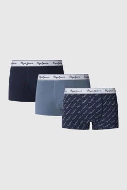 Pacote com 3 boxer de corte reto