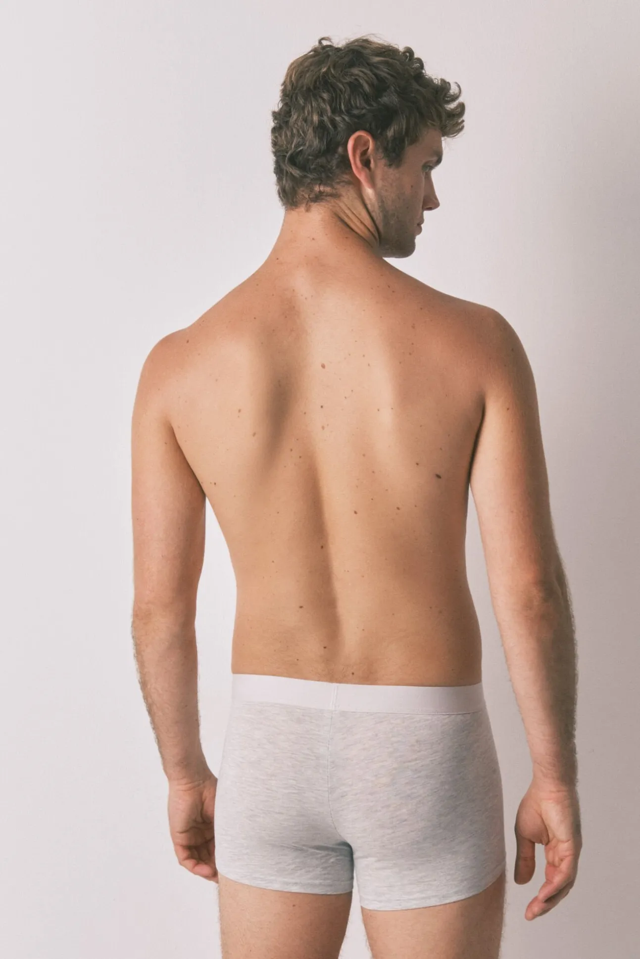 Pacote com 2 boxers azuis lisos