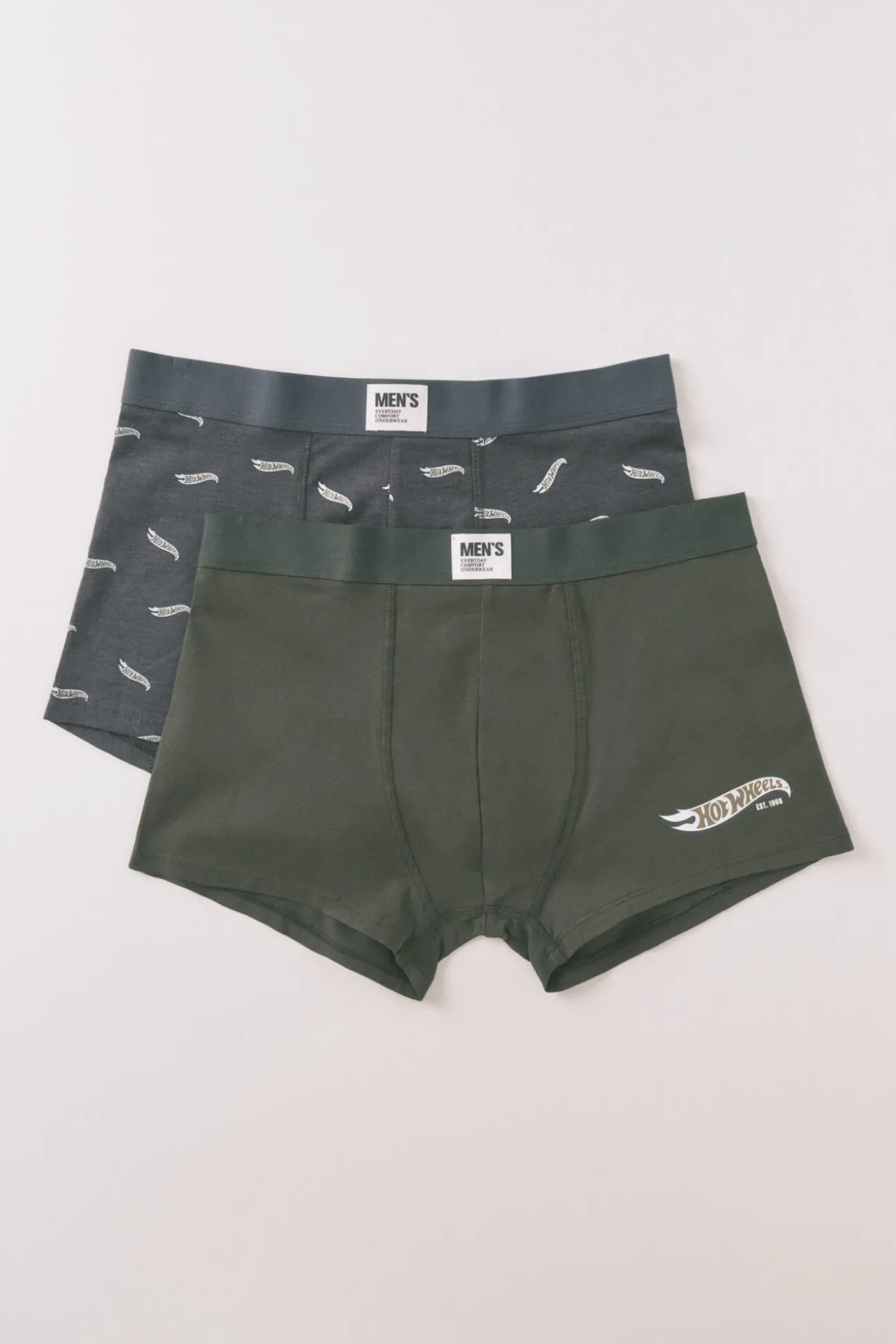 Pacote com 2 boxers de cuecas "Hotwheels"
