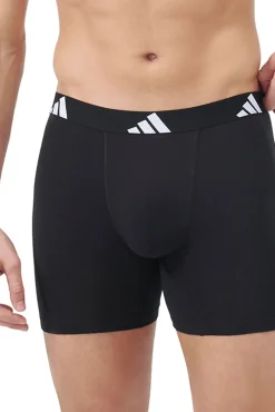 Pacote com 3 boxers longos de algodão Active Flex