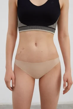 Pacote de 2 cuecas clássicas nude cortadas a laser