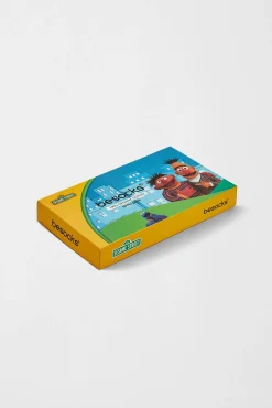 Pacote de 3 pares de meias Besocks de algodão orgânico SESAME STREET