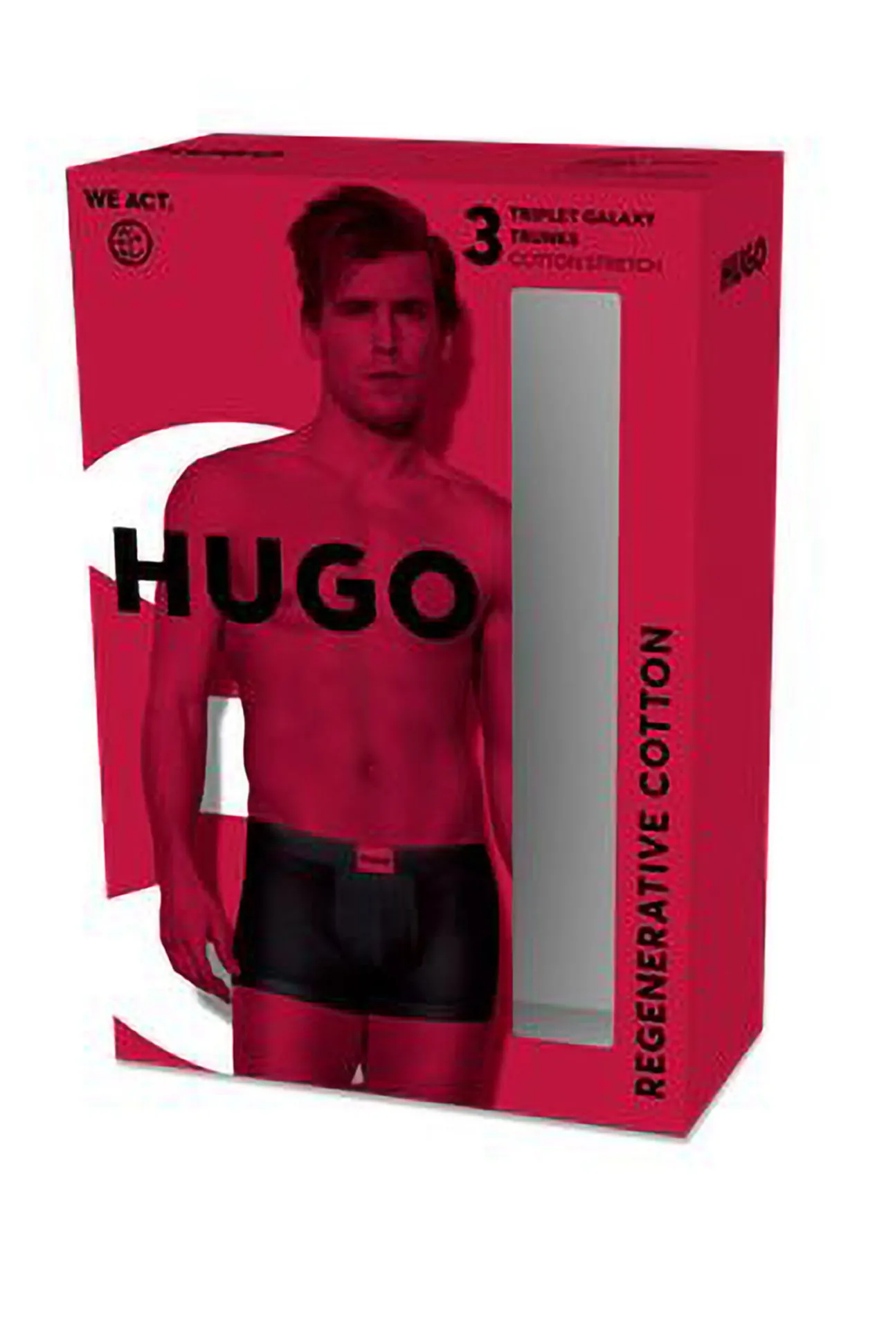 Pacote de três boxers