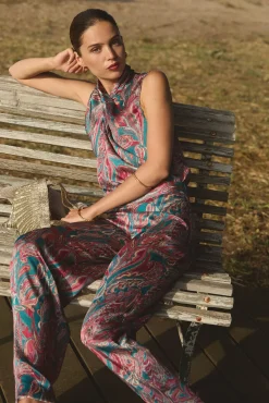 Paloma. Calças estampadas