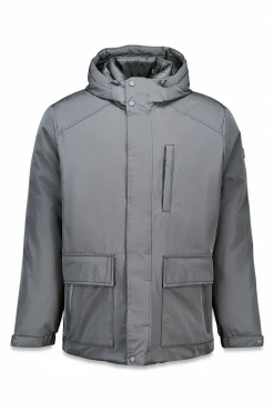 Parka acolchoada capuz