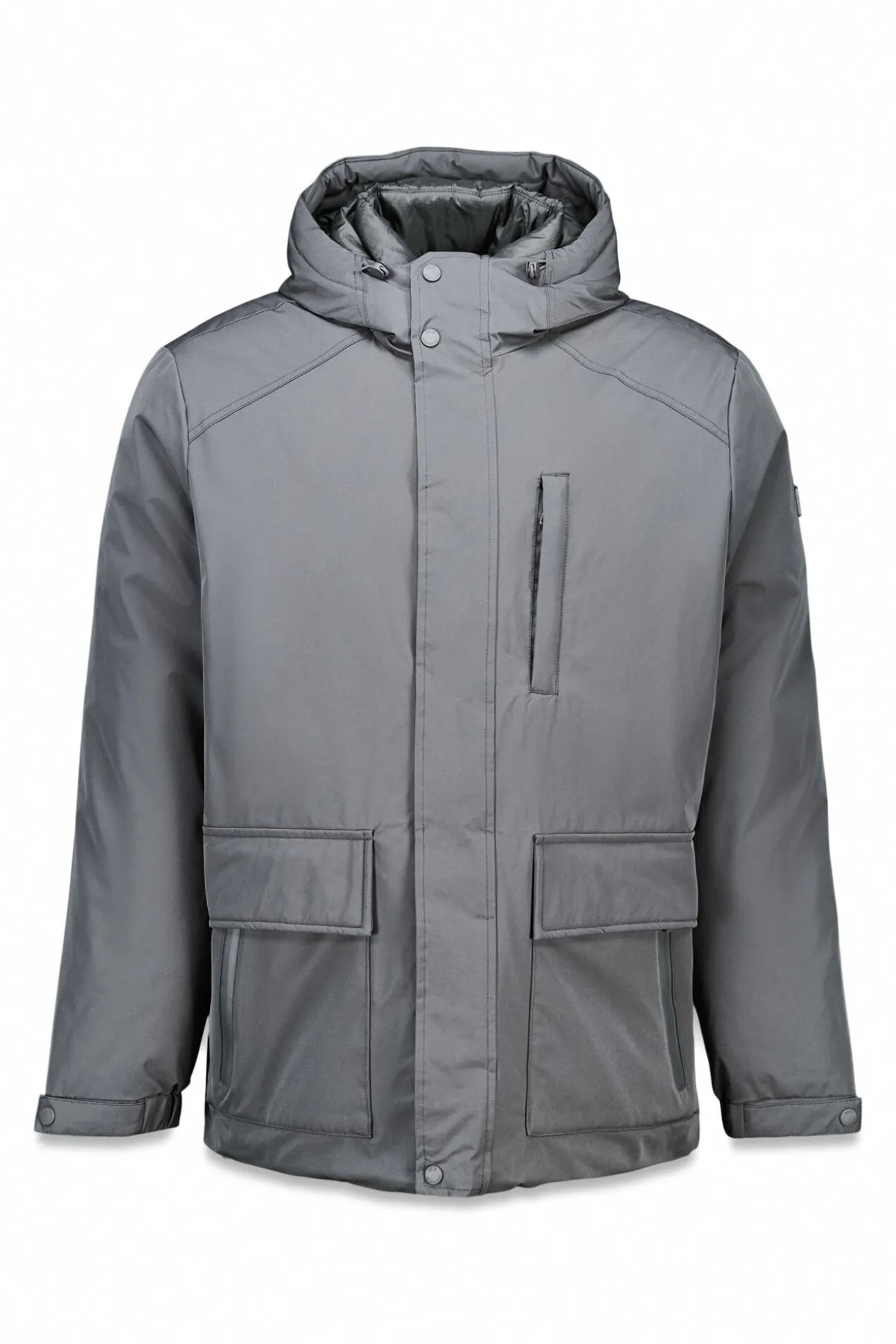 Parka acolchoada capuz