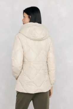 Parka acolchoada capuz