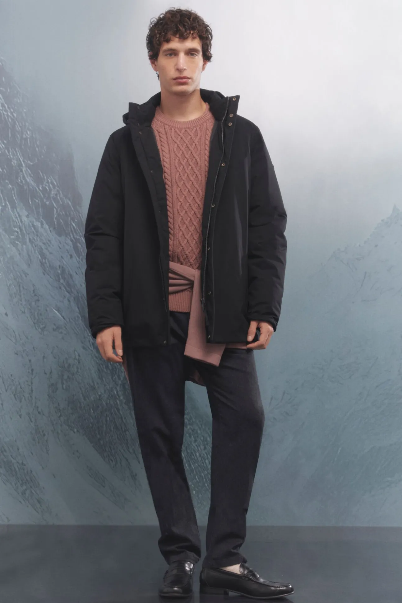 Parka acolchoada térmica