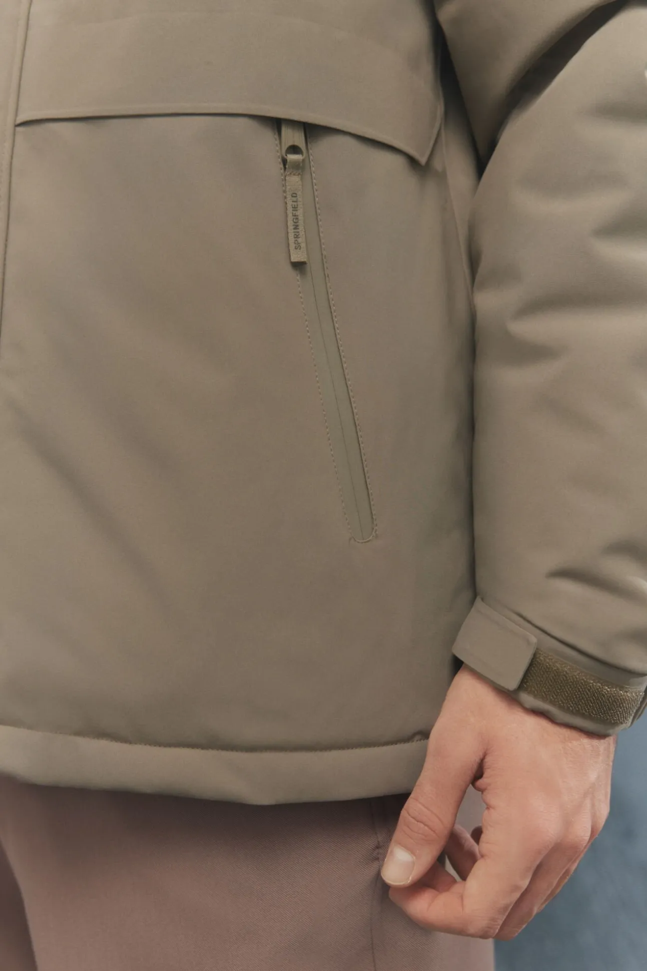 Parka acolchoada térmica