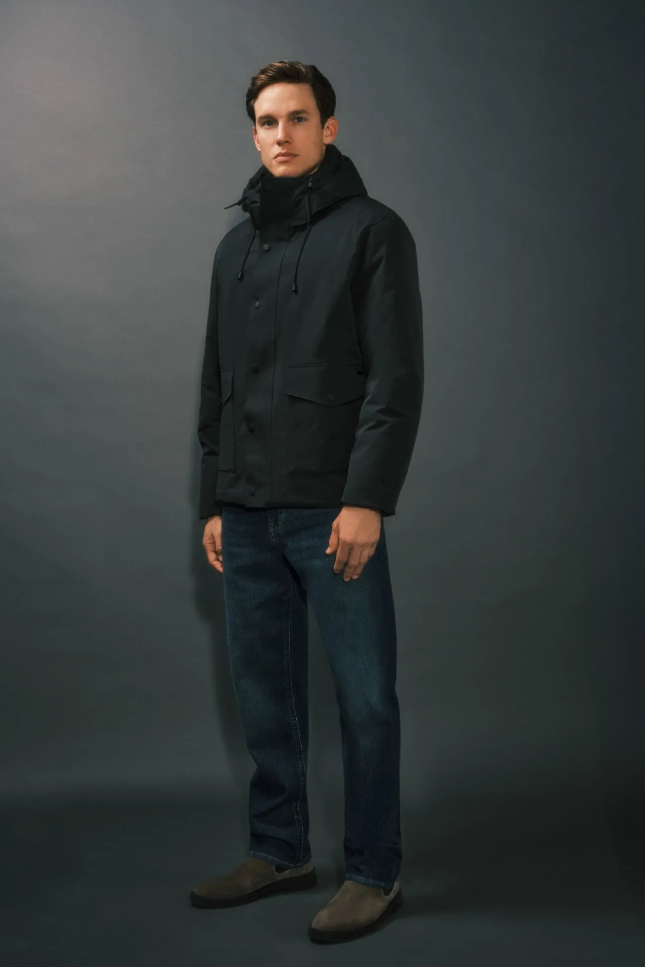 Parka com capuz
