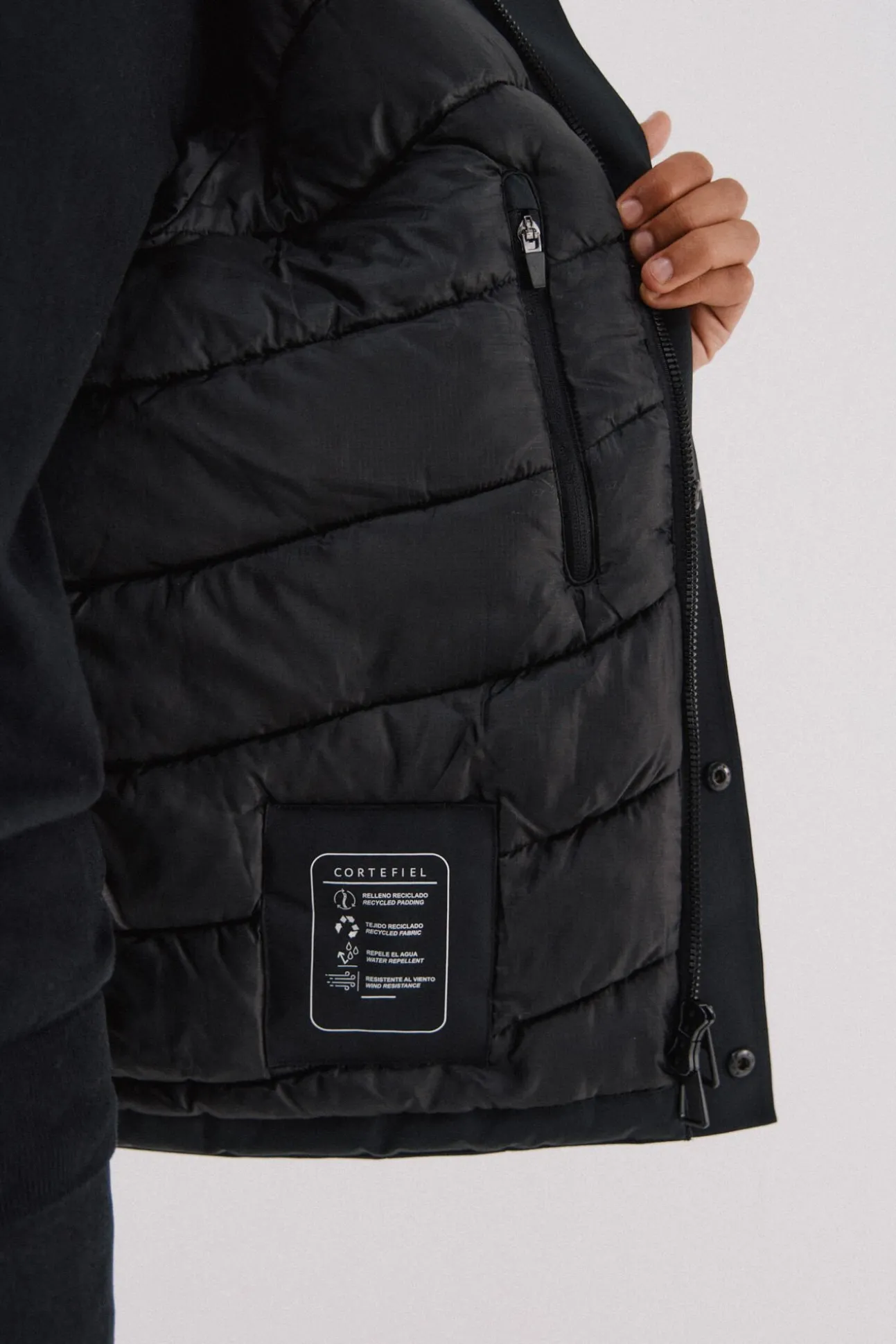 Parka com capuz