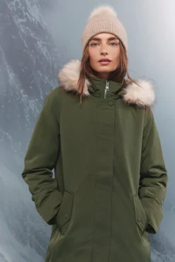 Parka com capuz de pele Sorona Aura