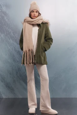 Parka com capuz de pele Sorona Aura