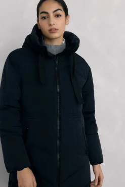 Parka comprida capuz
