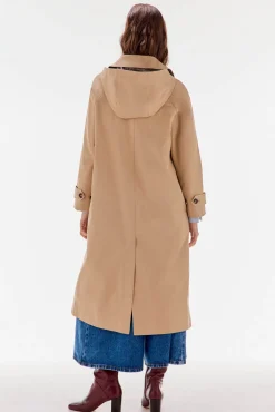 Parka comprida capuz