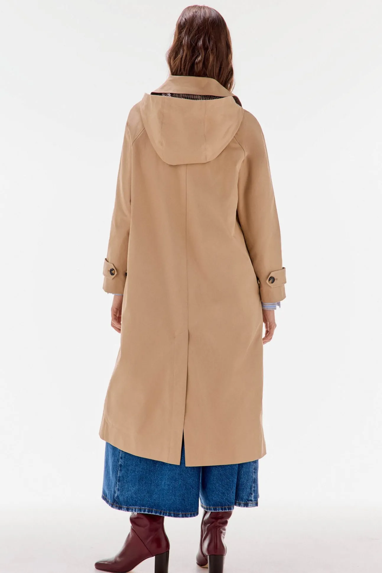 Parka comprida capuz