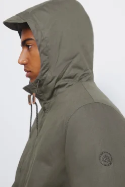 Parka curta acolchoada