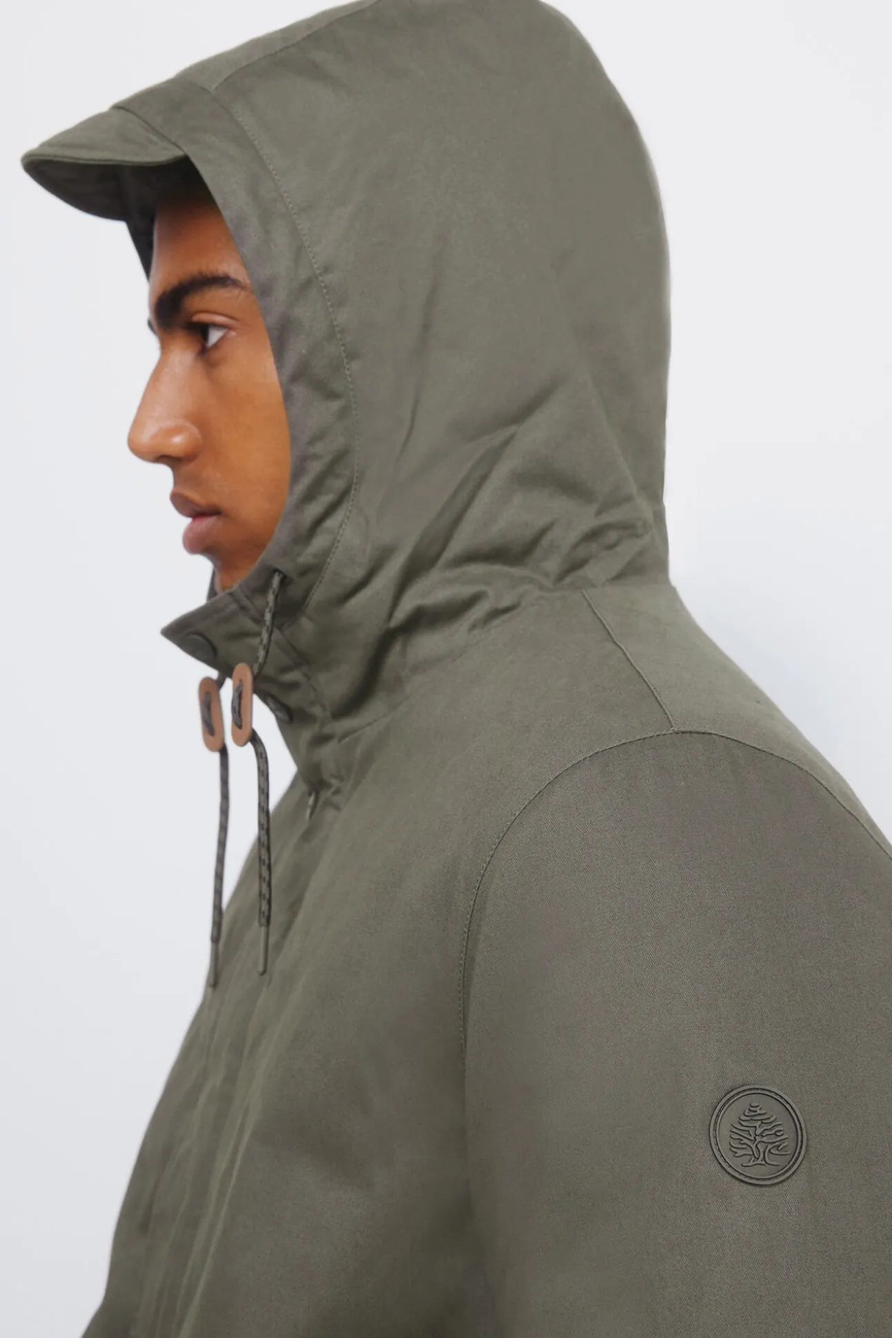 Parka curta acolchoada