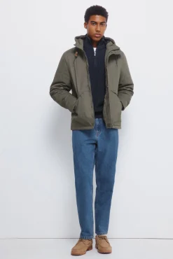 Parka curta acolchoada