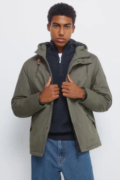 Parka curta acolchoada