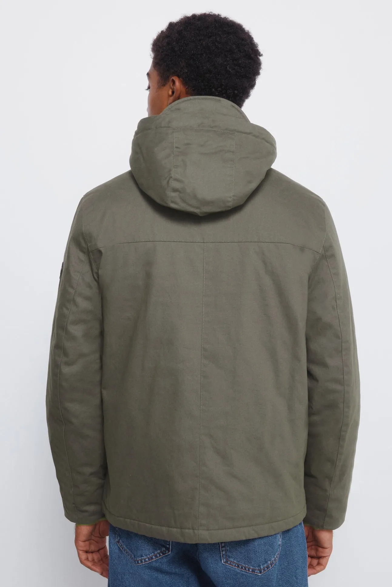 Parka curta acolchoada