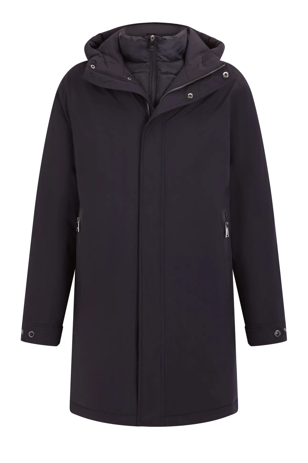 Parka curta capuz