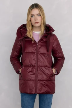 Parka curta capuz