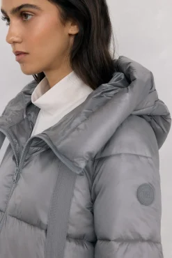 Parka curta capuz