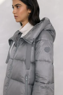Parka curta capuz