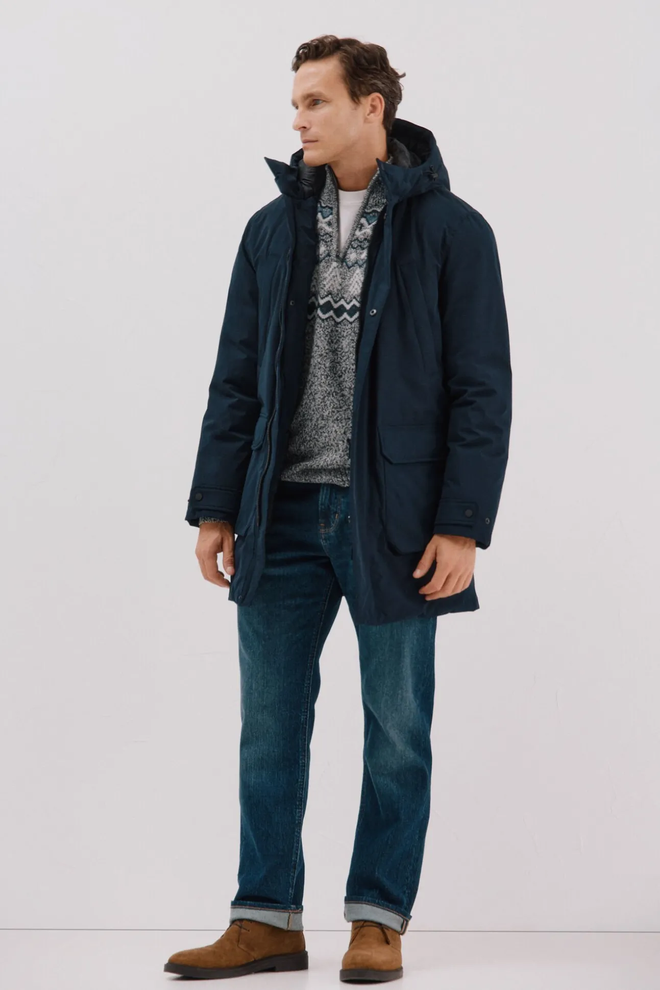 Parka de 4 bolsos