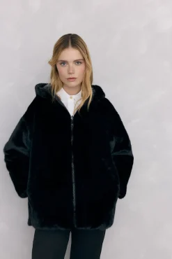 Parka de pele reversível