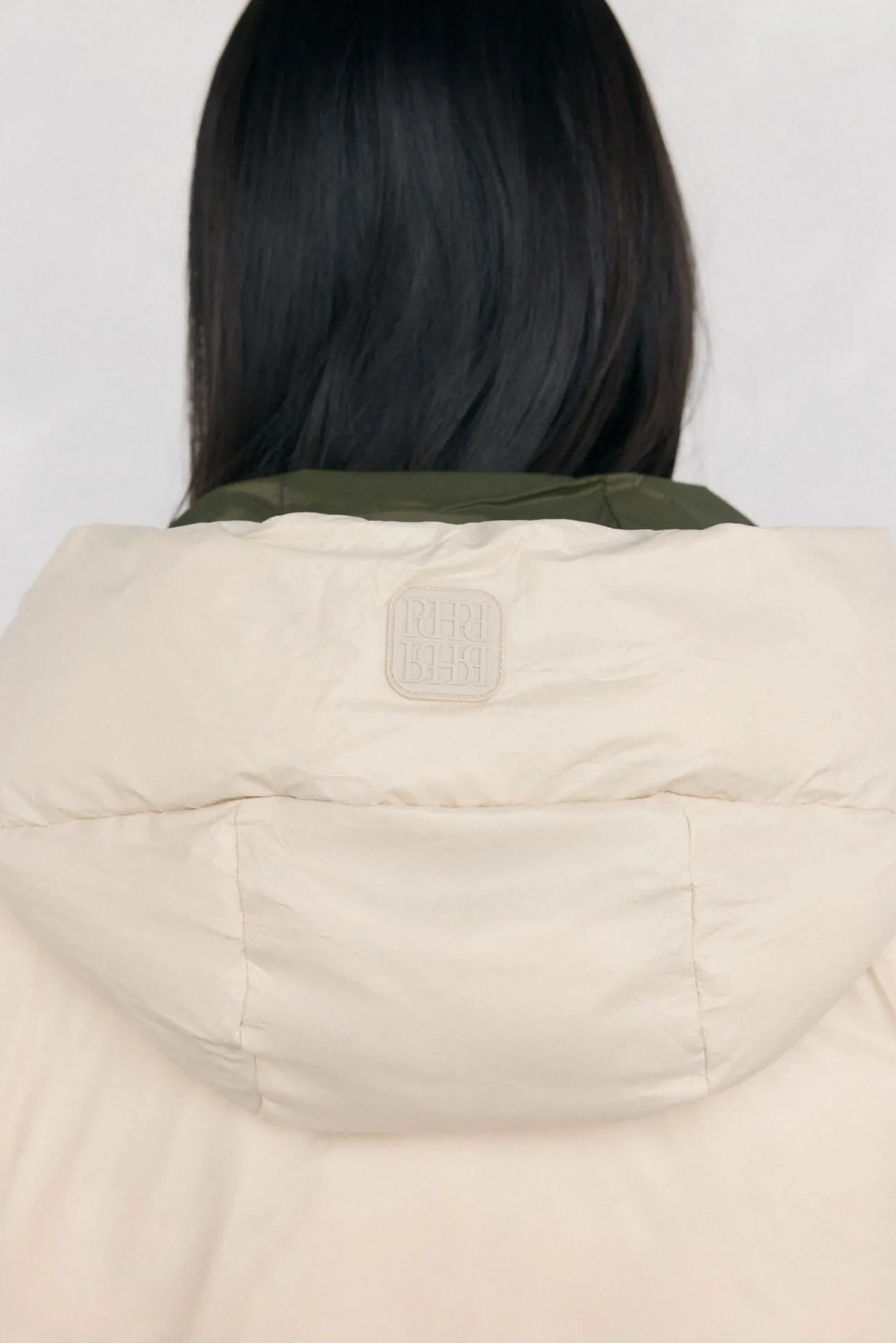 Parka reversível capuz