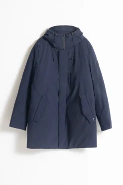 Parka técnica com capuz de areia