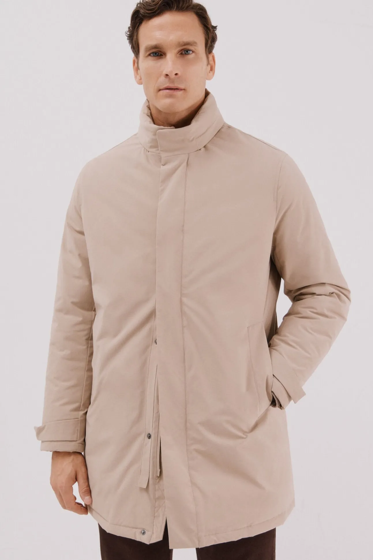 Parka técnica com vistas removíveis